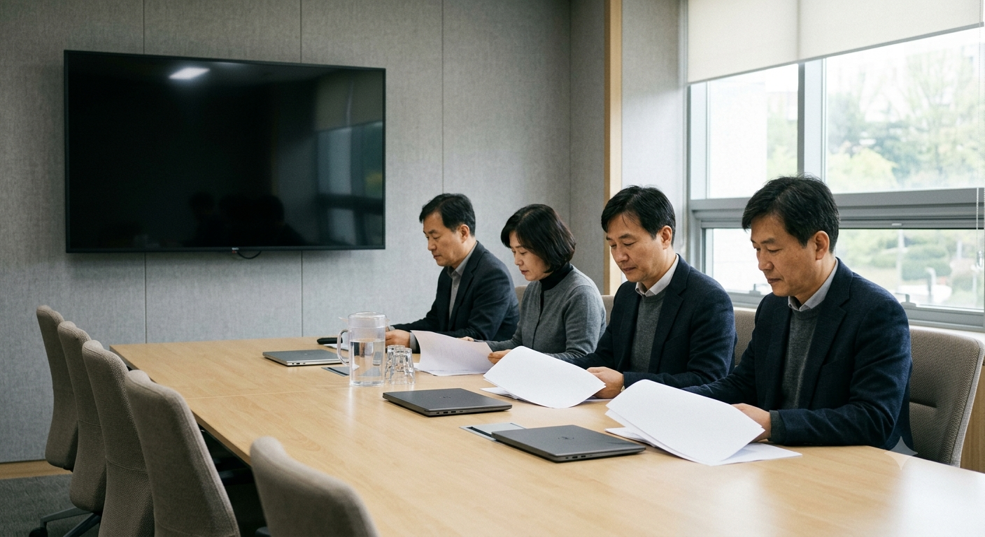 통합 신청서가 오가는 자리